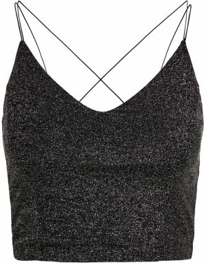 ONLY Top 'ONLTANNY'  čierna / strieborná