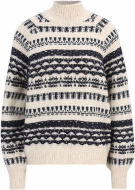 Vero Moda Tall Sveter 'VMHENYA'  béžová / čierna