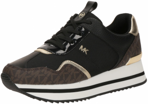MICHAEL Michael Kors Nízke tenisky 'RAINA'  hnedá / čierna