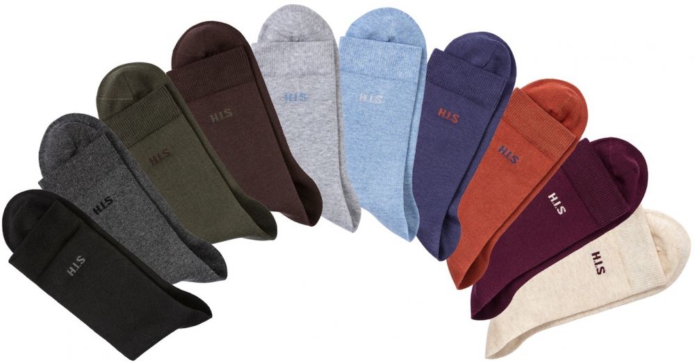 H.I.S Ponožky  zmiešané farby