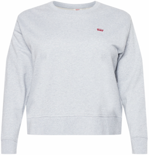 Levi's® Plus Mikina 'PL Standard Crew Swtshrt'  sivá / červená