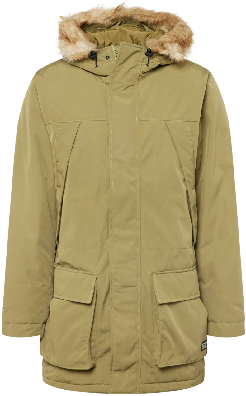 LEVI'S ® Zimná parka 'Prescott Thrmr Lng Parka'  svetlohnedá / olivová