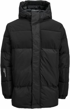 JACK & JONES Zimná bunda 'JJEForce'  čierna / biela