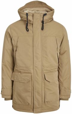 JACK & JONES Zimná parka 'Clip'  svetlohnedá