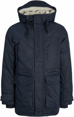 JACK & JONES Zimná parka 'JJEClip'  námornícka modrá