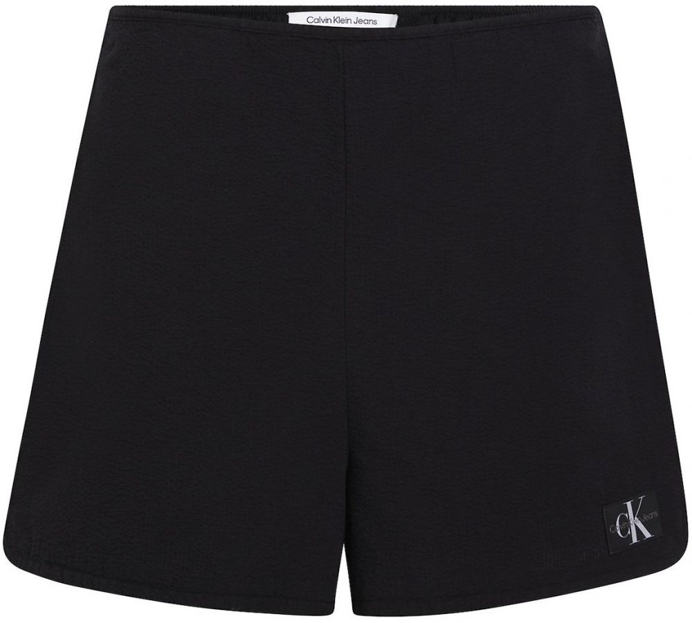 Calvin Klein Jeans Nohavice 'SEERSUCKER'  čierna