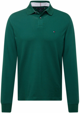TOMMY HILFIGER Tričko '1985'  smaragdová
