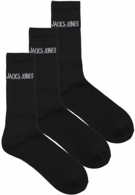 JACK & JONES Ponožky 'JACREGEN'  čierna / biela