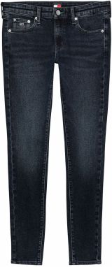 Tommy Jeans Džínsy  tmavomodrá / červená / biela