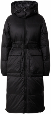 Karl Lagerfeld Zimný kabát  svetlosivá / čierna