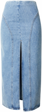 REMAIN Sukňa  modrá denim