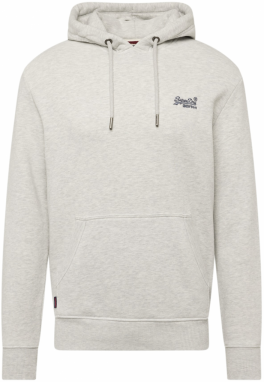 Superdry Mikina 'Essential'  svetlosivá / tmavosivá