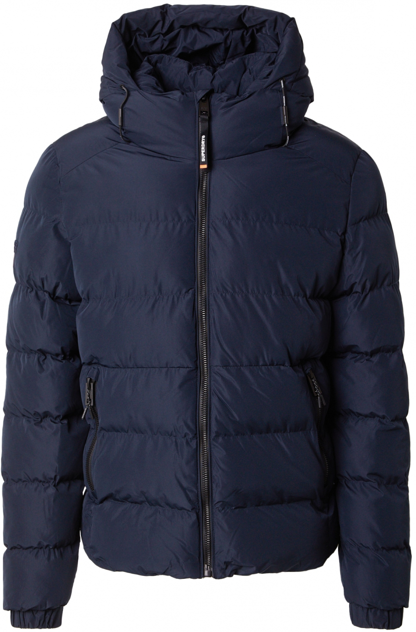 Superdry Zimná bunda  námornícka modrá