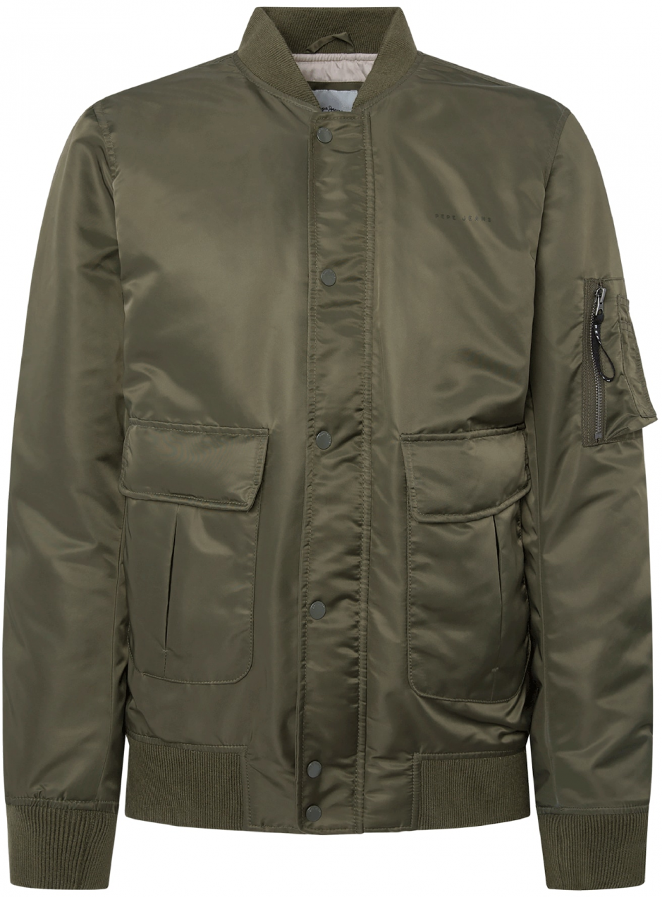 Pepe Jeans Prechodná bunda 'TENNET'  olivová