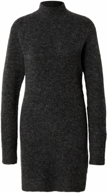 PIECES Pletené šaty 'PCNEMESIO'  tmavosivá