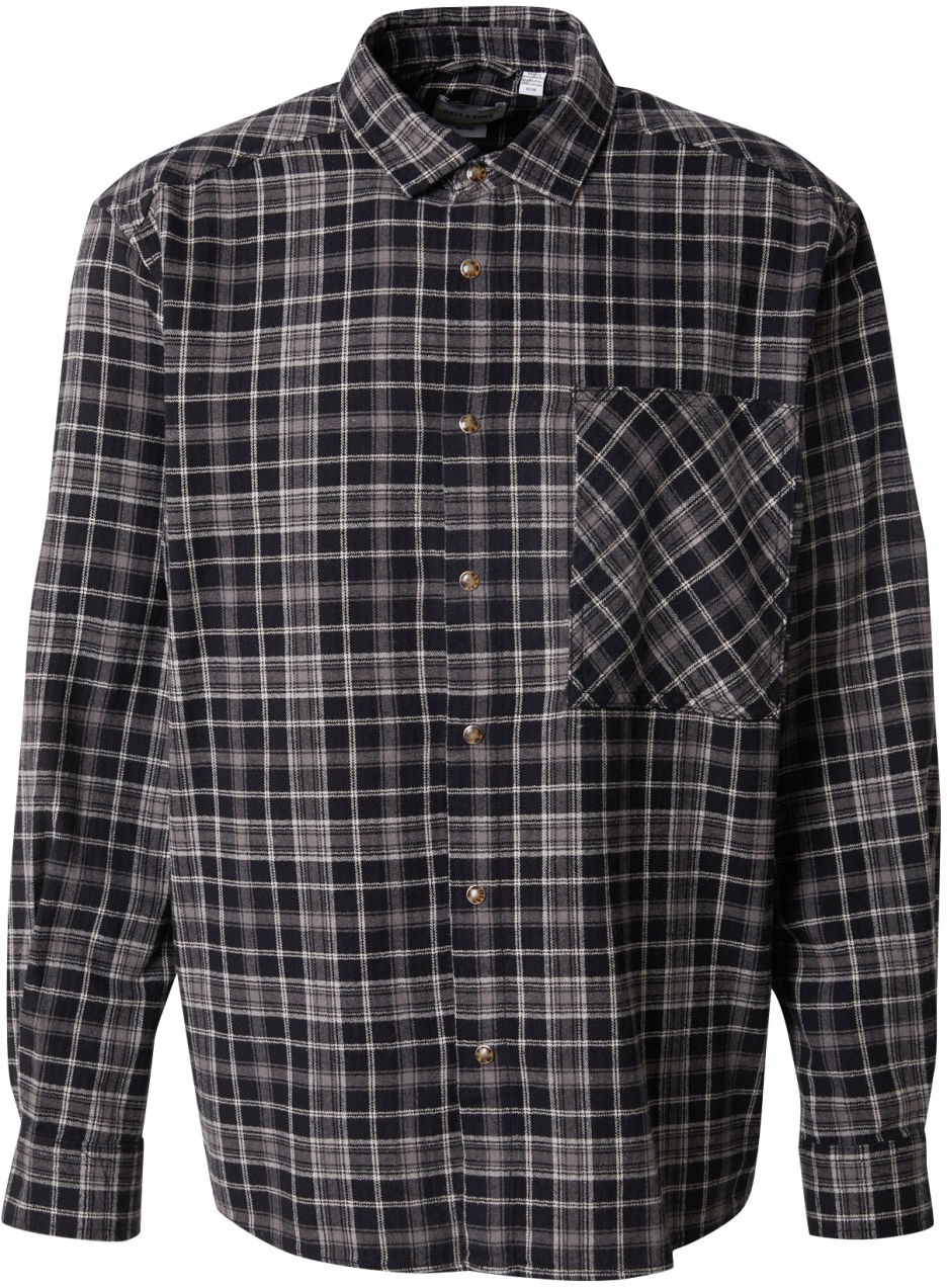 Only & Sons Košeľa 'ONSArcher'  sivá / čierna / biela