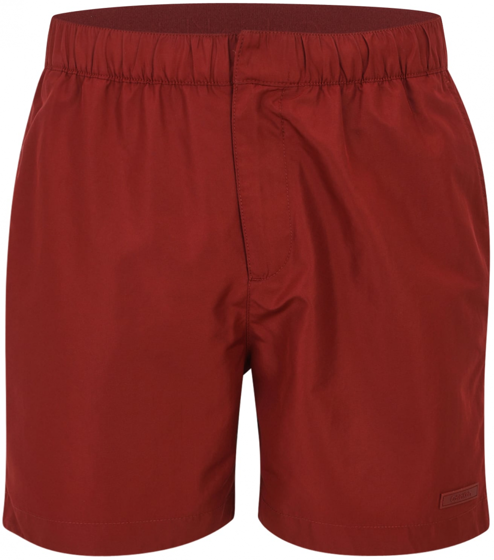Calvin Klein Swimwear Plavecké šortky  bordová
