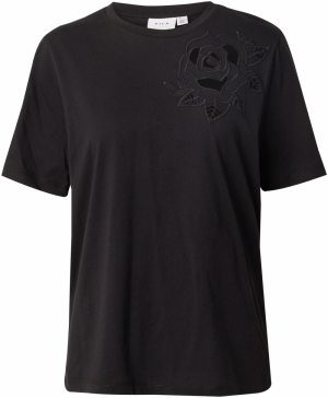 VILA Tričko 'VIKRUNA'  čierna