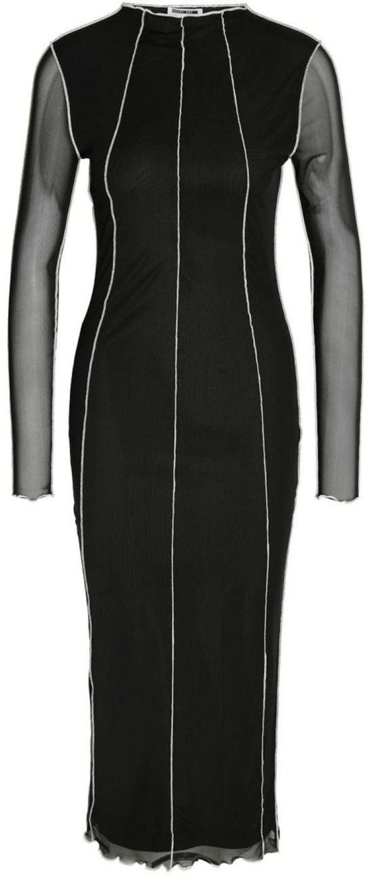 Noisy may Šaty 'NMCARRIE'  čierna / biela