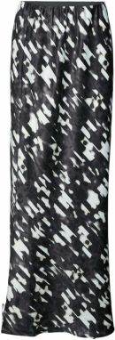 VERO MODA Sukňa 'VMMERLE'  svetlosivá / čierna / biela