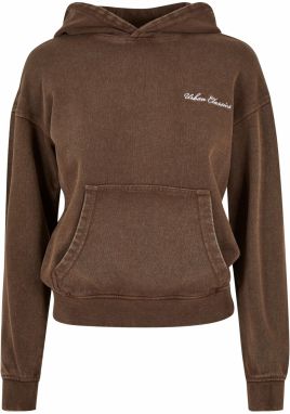Urban Classics Mikina  čokoládová / biela