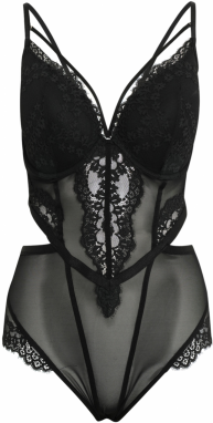 Hunkemöller Body 'Daisy'  čierna