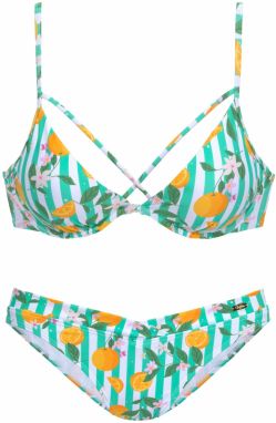 BUFFALO Bikiny  mätová / nefritová / mandarínková / šedobiela
