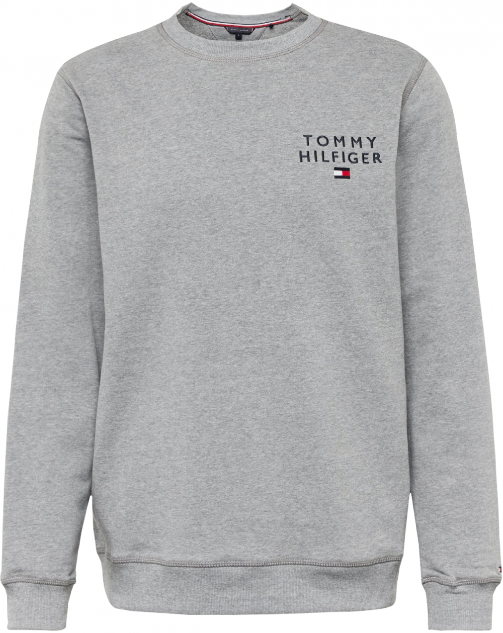 Tommy Hilfiger Underwear Mikina  tmavomodrá / sivá melírovaná / červená / biela