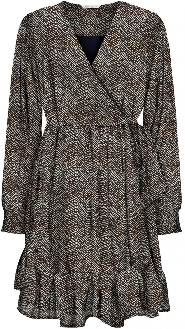 ONLY Šaty 'STAR'  čierna / biela