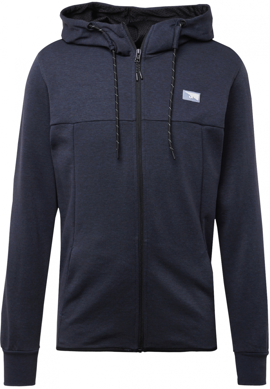 JACK & JONES Tepláková bunda 'JJAir'  tmavomodrá / biela