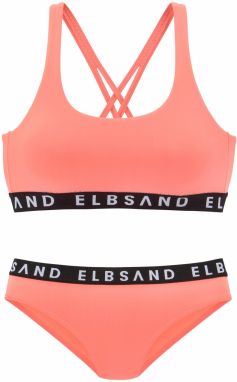Elbsand Bikiny  koralová / čierna / biela