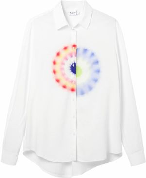 Desigual Blúzka  zmiešané farby / biela
