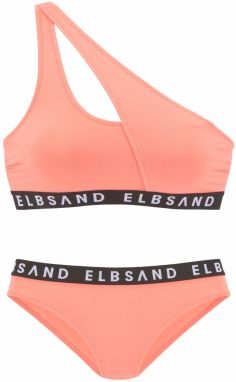 Elbsand Bikiny  pastelovo oranžová / čierna