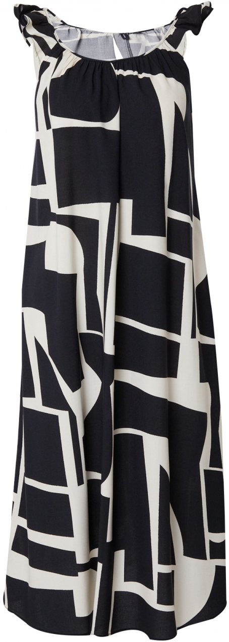 VERO MODA Šaty 'EASY JOY'  čierna / biela