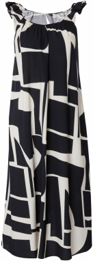 VERO MODA Šaty 'EASY JOY'  čierna / biela