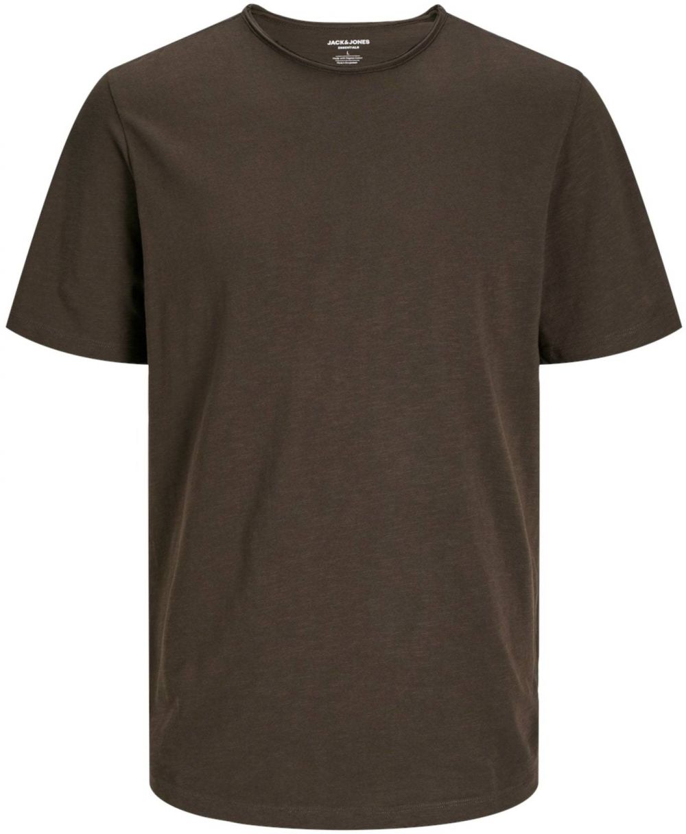 JACK & JONES Tričko 'JJEBasher'  tmavohnedá
