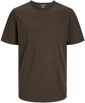 JACK & JONES Tričko 'JJEBasher'  tmavohnedá