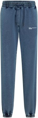 KARL LAGERFELD JEANS Nohavice  modrá melírovaná
