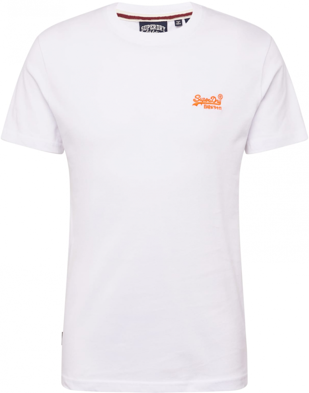 Superdry Tričko 'Essential'  oranžová / biela