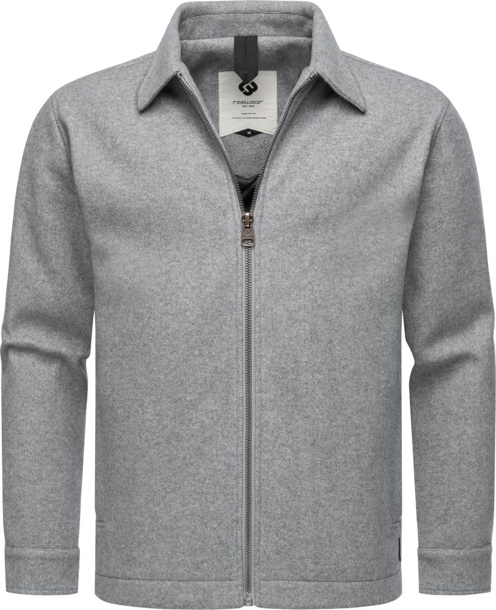 Ragwear Prechodná bunda 'Azzte Felt'  sivá melírovaná
