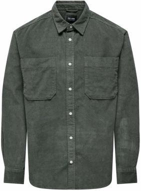 Only & Sons Košeľa 'ONSAlp'  tmavosivá