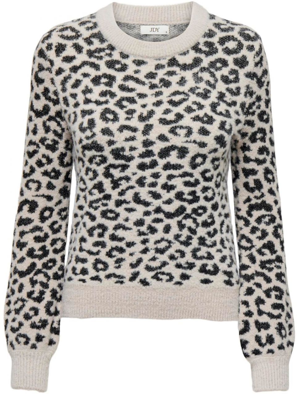 JDY Sveter 'JDYLorraine'  svetlosivá / čierna