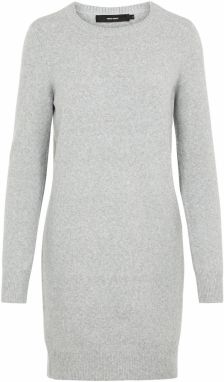 VERO MODA Pletené šaty 'VMDoffy'  svetlosivá