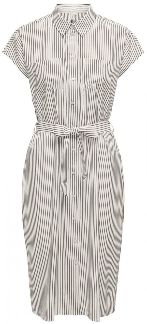 ONLY Košeľové šaty 'HANNOVER SARAH'  čierna / biela