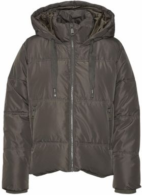 VERO MODA Zimná bunda  tmavozelená