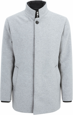 JACK & JONES Prechodná bunda 'JJEHarrison'  sivá melírovaná