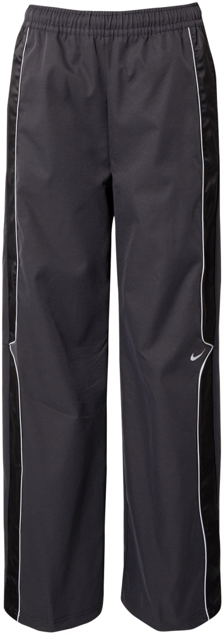 Nike Sportswear Nohavice  čierna / strieborná