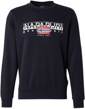 NAPAPIJRI Mikina 'B-Aylmer C Wint'  tmavomodrá / červená / čierna / biela