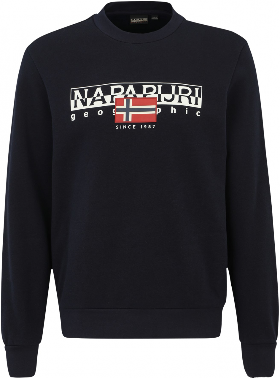 NAPAPIJRI Mikina 'B-AYLMER C WINT'  námornícka modrá / červená / biela