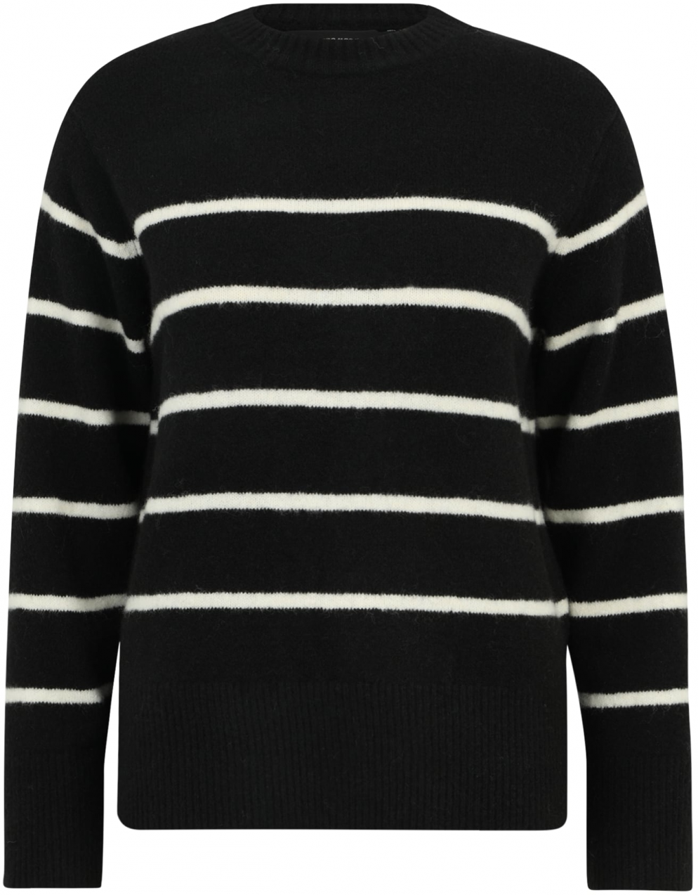 Vero Moda Petite Sveter 'VMFLAWLESS'  čierna / biela